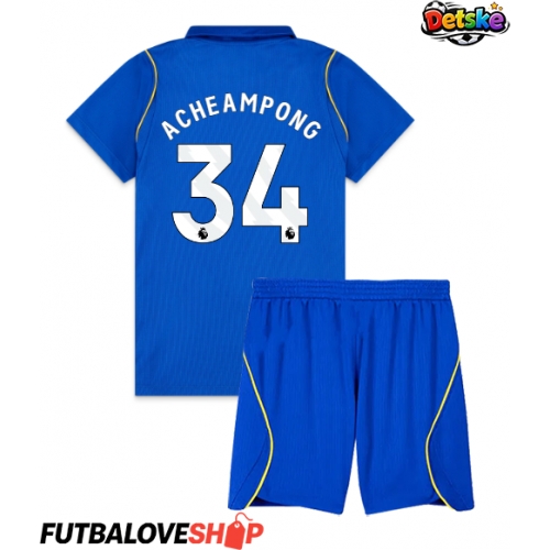 Dres Chelsea Josh Acheampong #34 Domáci pre deti 2026-27 Krátky Rukáv (+ trenírky)